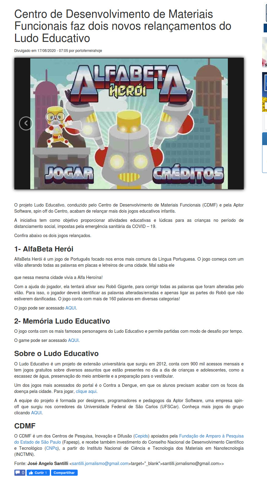 Jogos Língua Portuguesa - Ludo Educativo